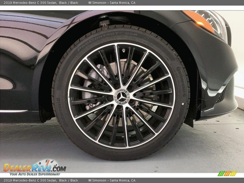 2019 Mercedes-Benz C 300 Sedan Black / Black Photo #9