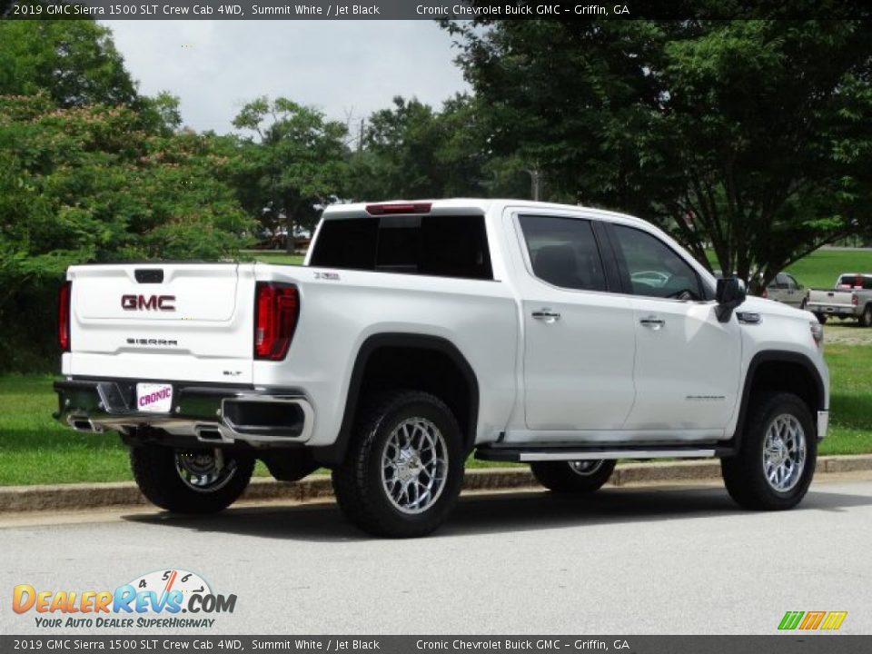 2019 GMC Sierra 1500 SLT Crew Cab 4WD Summit White / Jet Black Photo #3