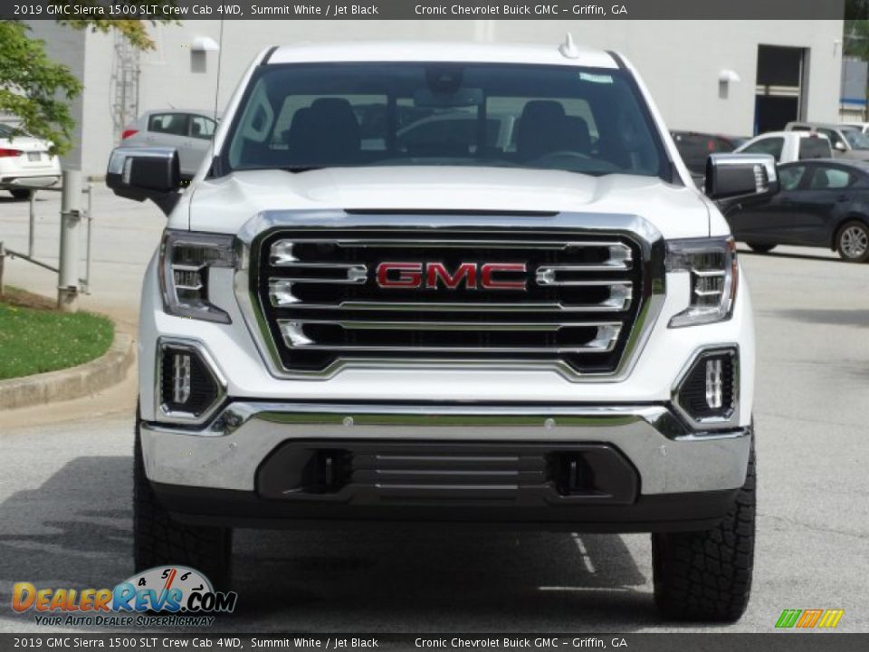 2019 GMC Sierra 1500 SLT Crew Cab 4WD Summit White / Jet Black Photo #4