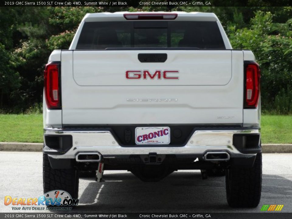 2019 GMC Sierra 1500 SLT Crew Cab 4WD Summit White / Jet Black Photo #7