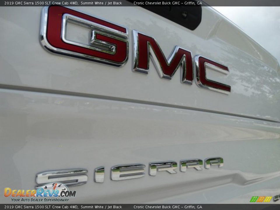 2019 GMC Sierra 1500 SLT Crew Cab 4WD Summit White / Jet Black Photo #14