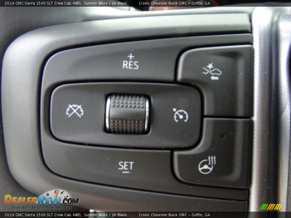 Controls of 2019 GMC Sierra 1500 SLT Crew Cab 4WD Photo #25