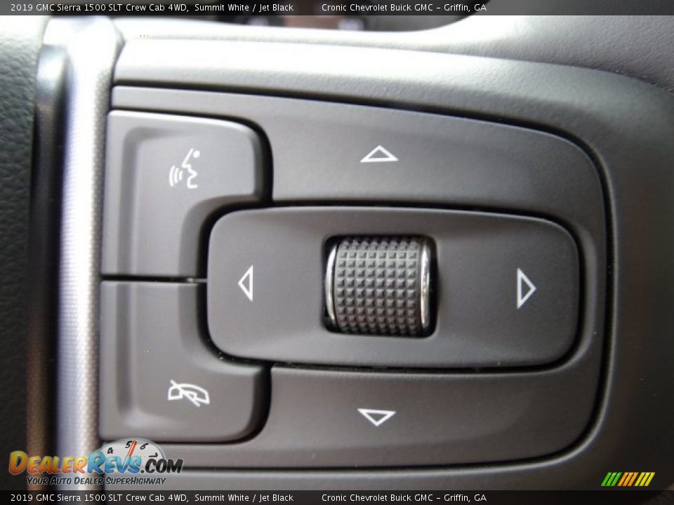 Controls of 2019 GMC Sierra 1500 SLT Crew Cab 4WD Photo #26