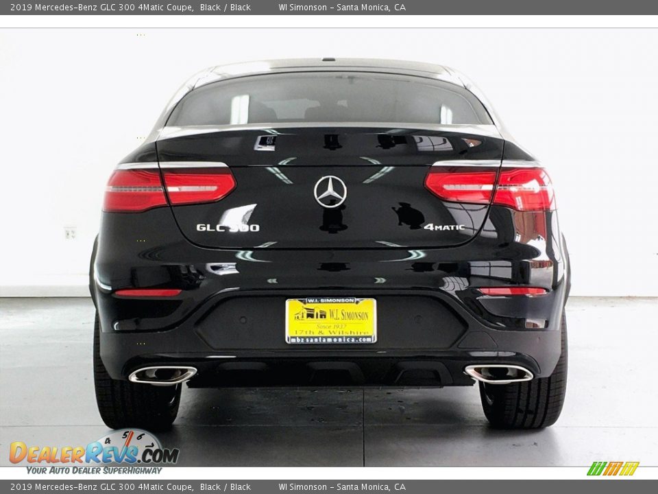 2019 Mercedes-Benz GLC 300 4Matic Coupe Black / Black Photo #3