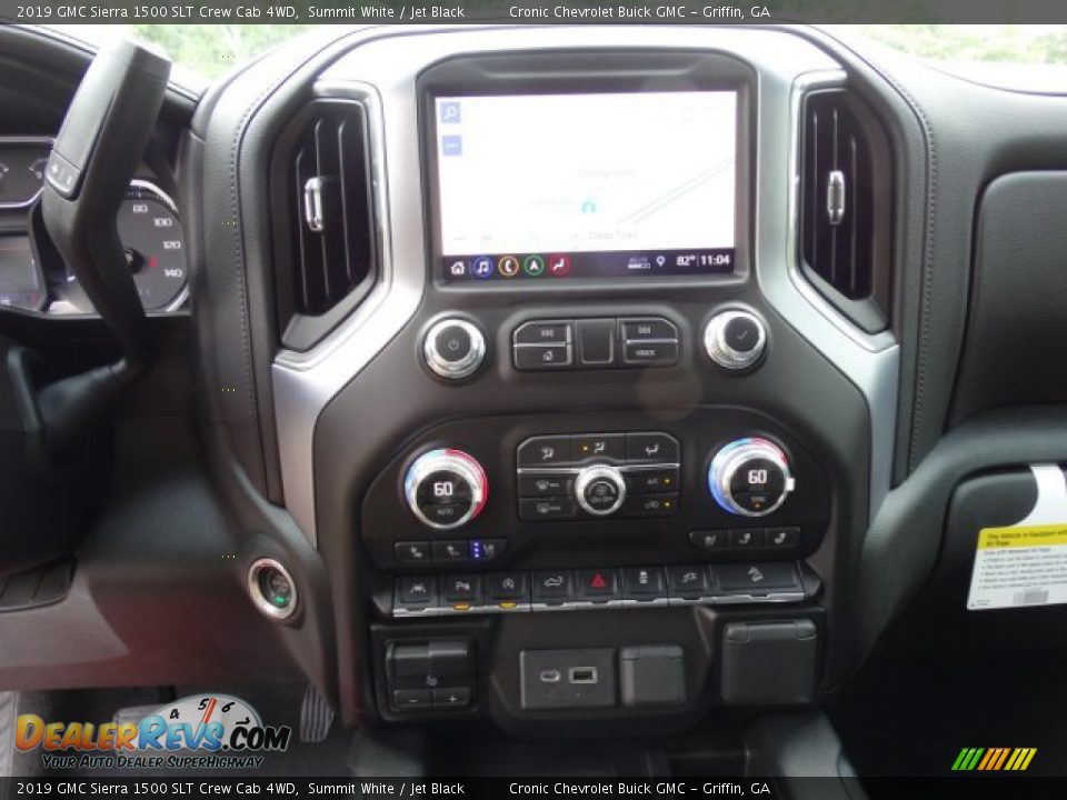 Controls of 2019 GMC Sierra 1500 SLT Crew Cab 4WD Photo #28