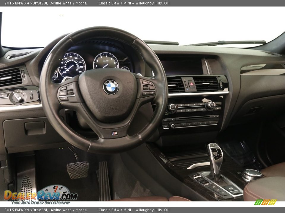 2016 BMW X4 xDrive28i Alpine White / Mocha Photo #6