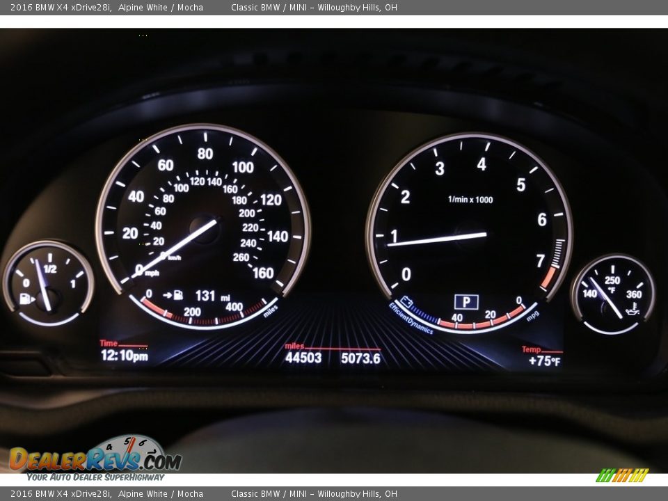 2016 BMW X4 xDrive28i Alpine White / Mocha Photo #8