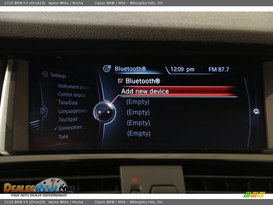 2016 BMW X4 xDrive28i Alpine White / Mocha Photo #11