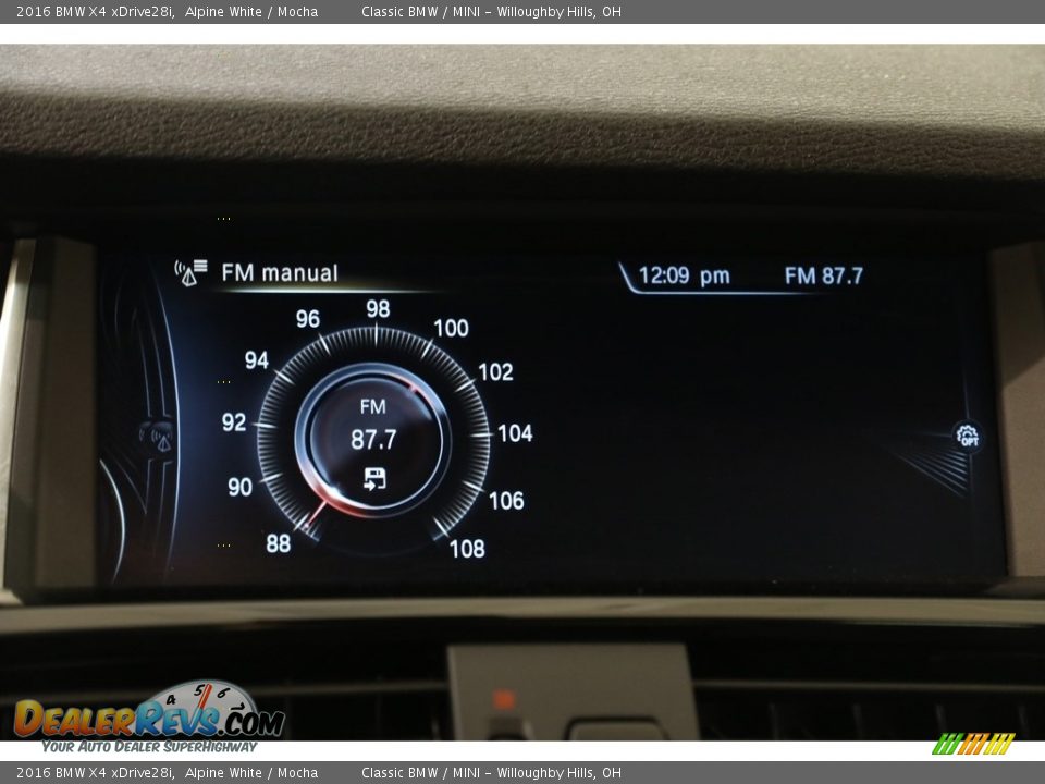 2016 BMW X4 xDrive28i Alpine White / Mocha Photo #12