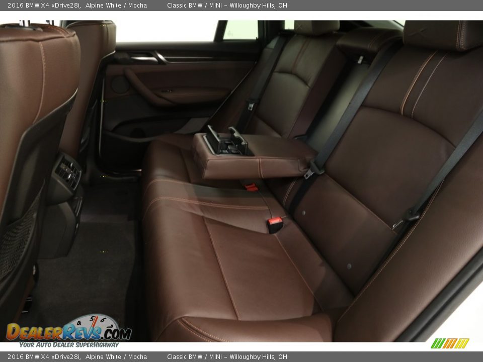 2016 BMW X4 xDrive28i Alpine White / Mocha Photo #20