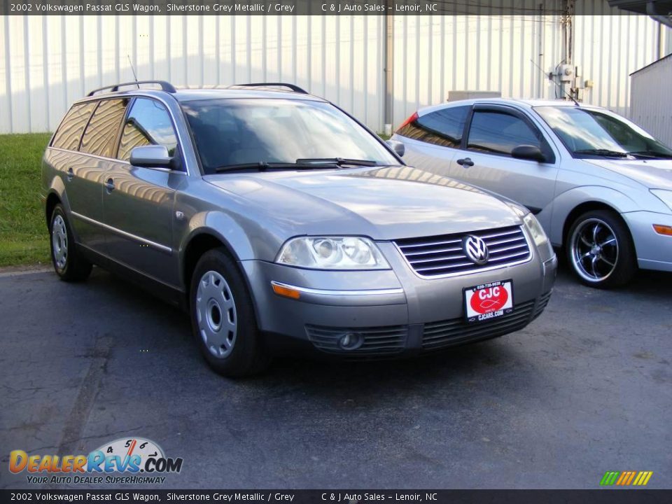 2002 Volkswagen Passat GLS Wagon Silverstone Grey Metallic / Grey Photo #7