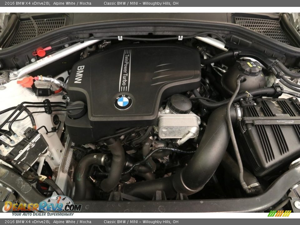 2016 BMW X4 xDrive28i Alpine White / Mocha Photo #22