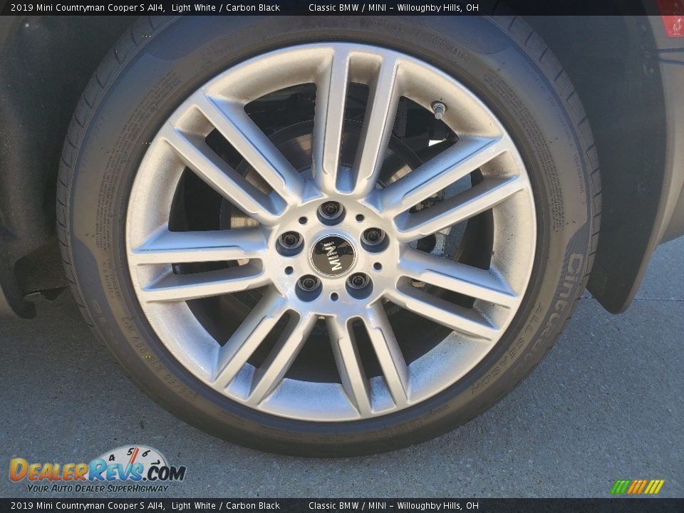 2019 Mini Countryman Cooper S All4 Light White / Carbon Black Photo #7