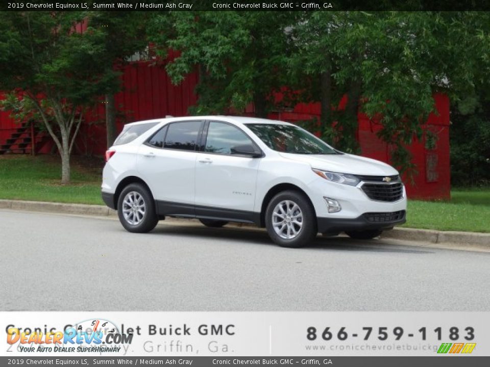 2019 Chevrolet Equinox LS Summit White / Medium Ash Gray Photo #1