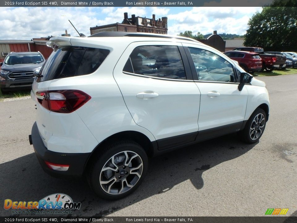 2019 Ford EcoSport SES 4WD Diamond White / Ebony Black Photo #2