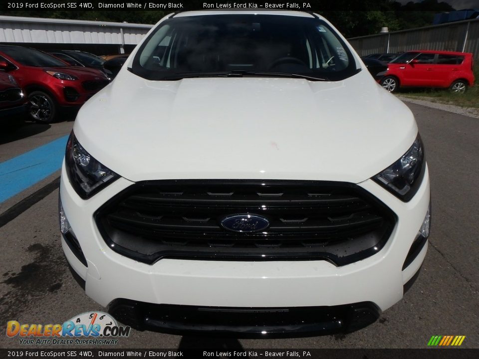 2019 Ford EcoSport SES 4WD Diamond White / Ebony Black Photo #8