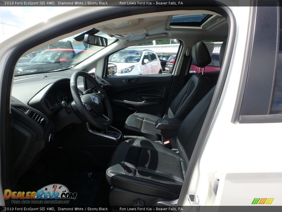 2019 Ford EcoSport SES 4WD Diamond White / Ebony Black Photo #11