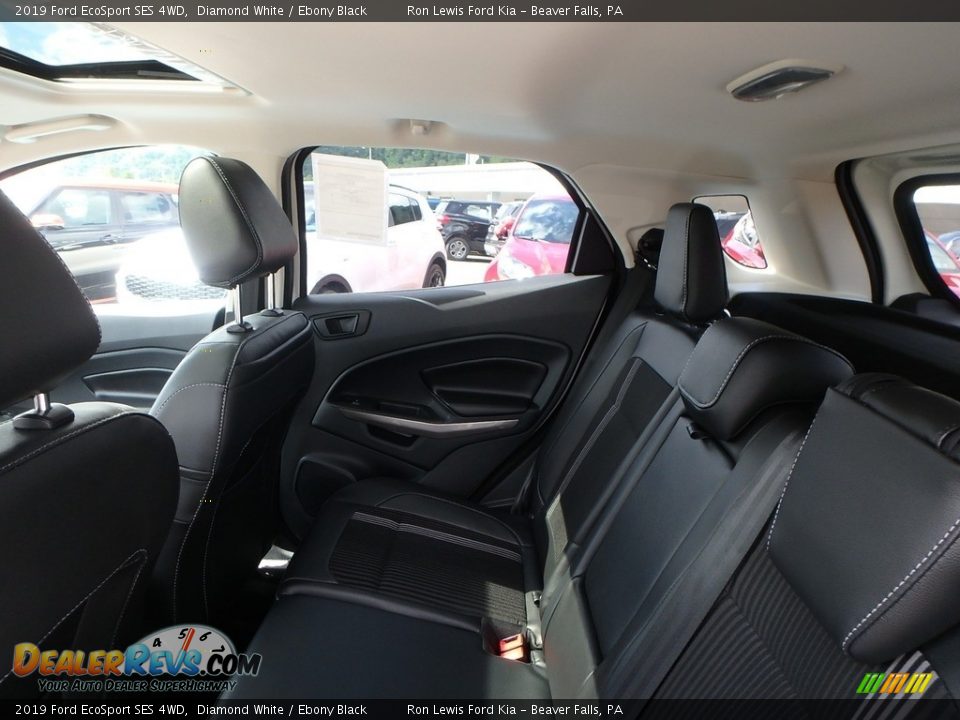 2019 Ford EcoSport SES 4WD Diamond White / Ebony Black Photo #12