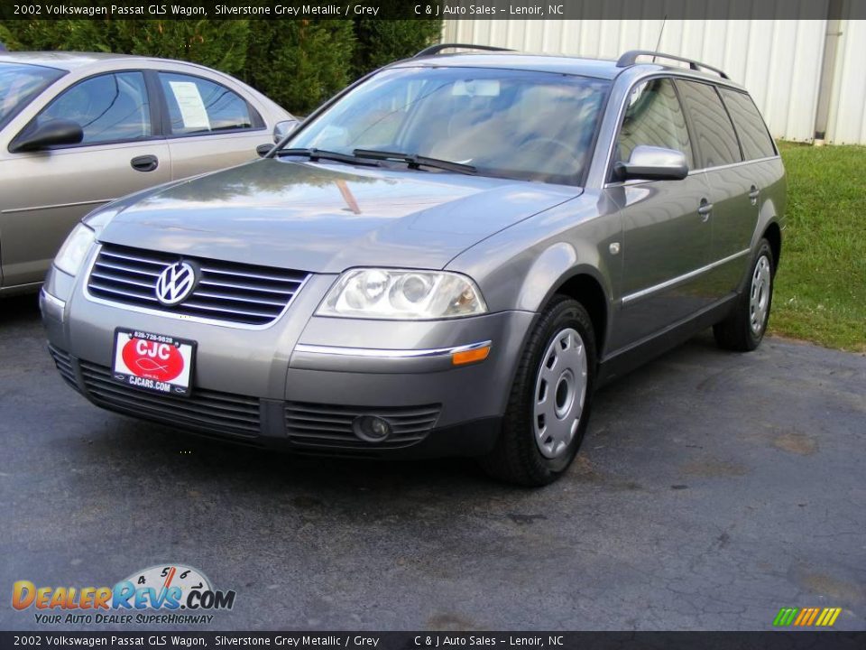 2002 Volkswagen Passat GLS Wagon Silverstone Grey Metallic / Grey Photo #14