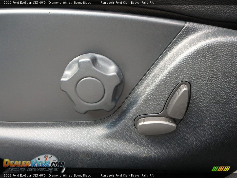 2019 Ford EcoSport SES 4WD Diamond White / Ebony Black Photo #15