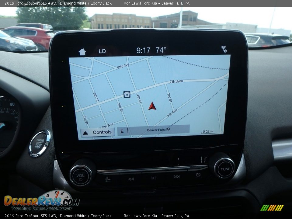 2019 Ford EcoSport SES 4WD Diamond White / Ebony Black Photo #19