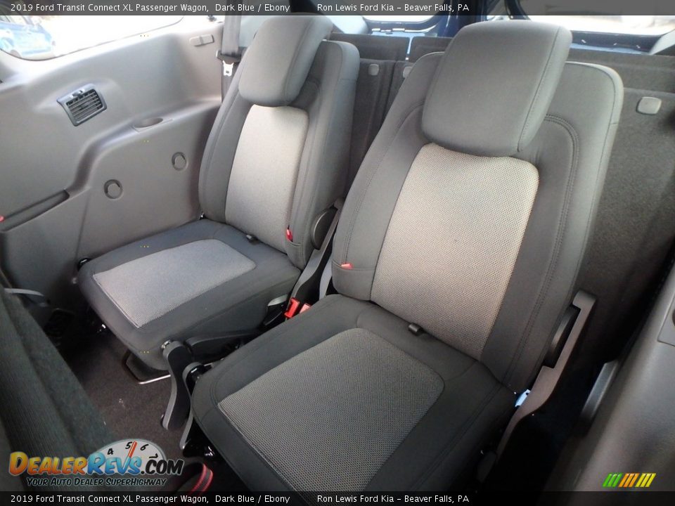 Rear Seat of 2019 Ford Transit Connect XL Passenger Wagon Photo #13