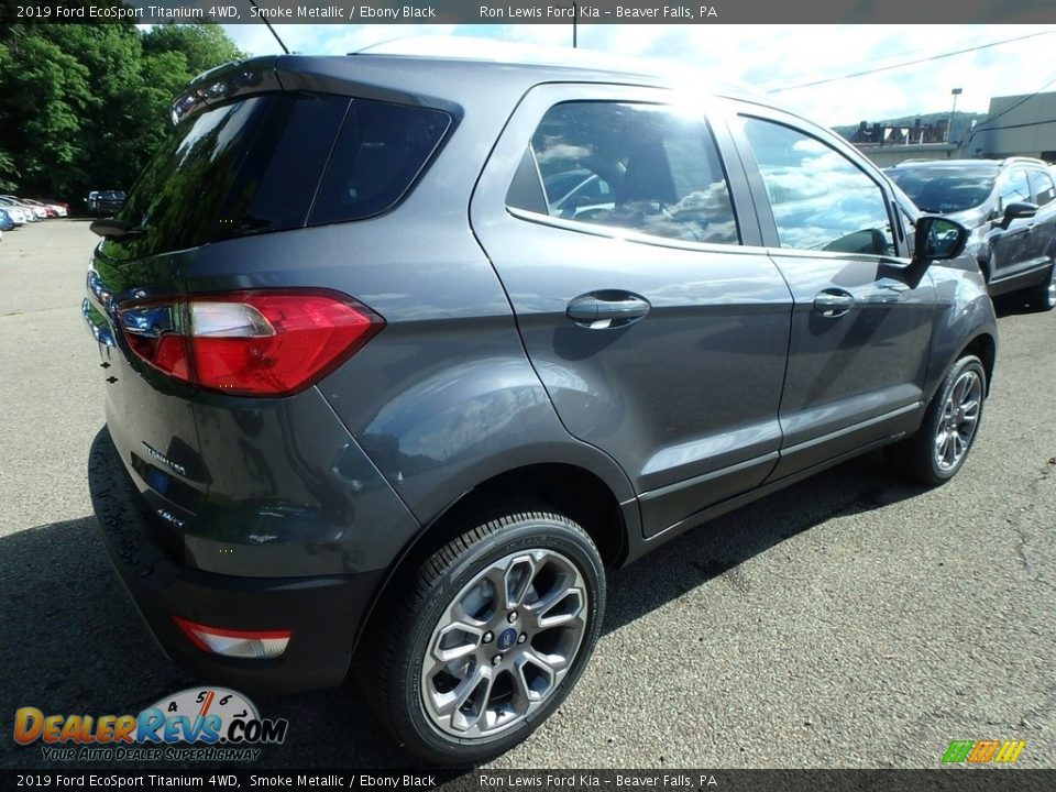 2019 Ford EcoSport Titanium 4WD Smoke Metallic / Ebony Black Photo #2