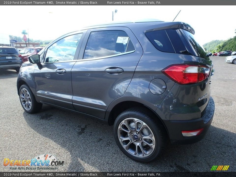 2019 Ford EcoSport Titanium 4WD Smoke Metallic / Ebony Black Photo #5