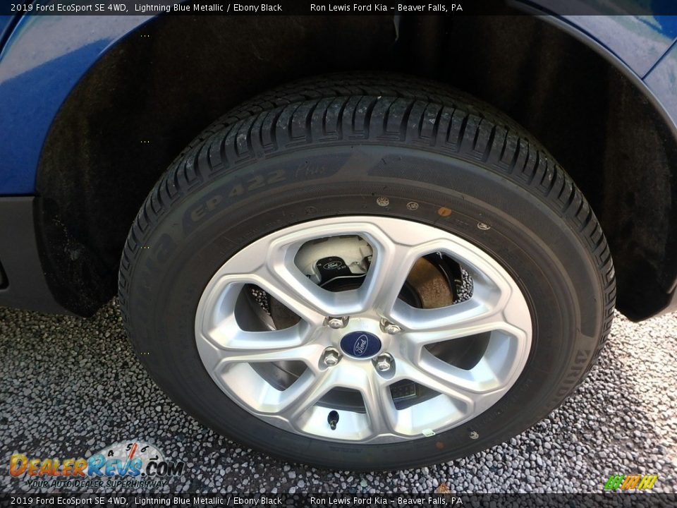 2019 Ford EcoSport SE 4WD Lightning Blue Metallic / Ebony Black Photo #2