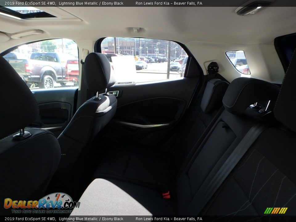 2019 Ford EcoSport SE 4WD Lightning Blue Metallic / Ebony Black Photo #11