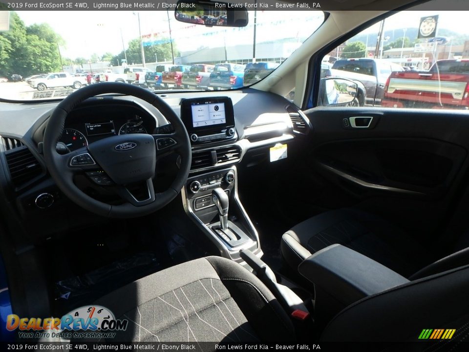 2019 Ford EcoSport SE 4WD Lightning Blue Metallic / Ebony Black Photo #12