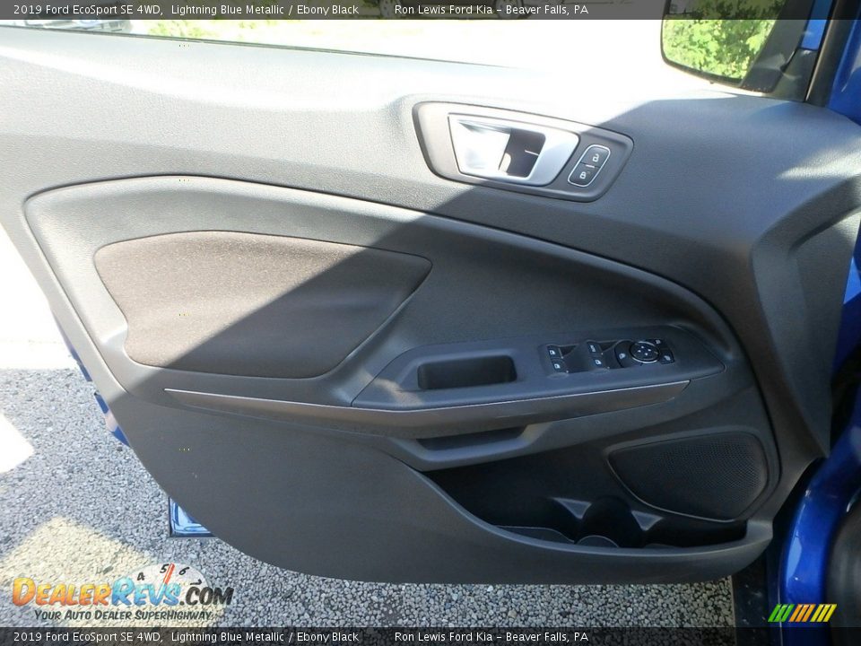 2019 Ford EcoSport SE 4WD Lightning Blue Metallic / Ebony Black Photo #13