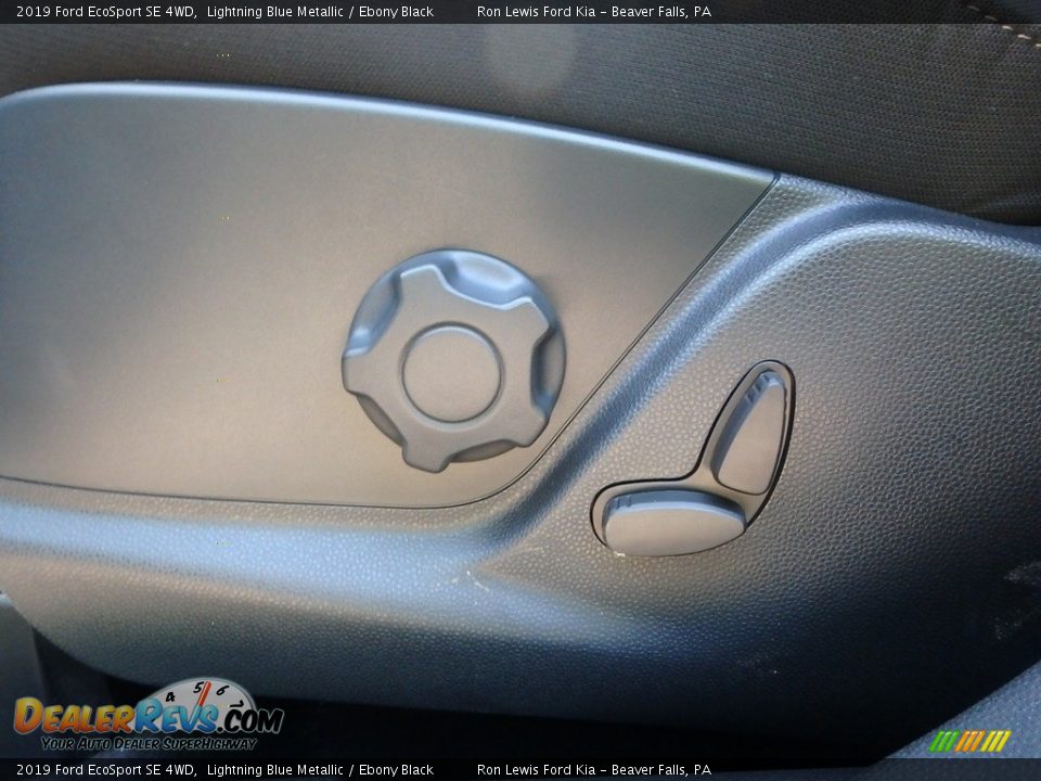2019 Ford EcoSport SE 4WD Lightning Blue Metallic / Ebony Black Photo #15