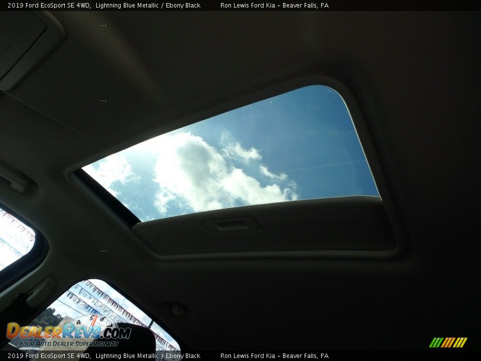 2019 Ford EcoSport SE 4WD Lightning Blue Metallic / Ebony Black Photo #16