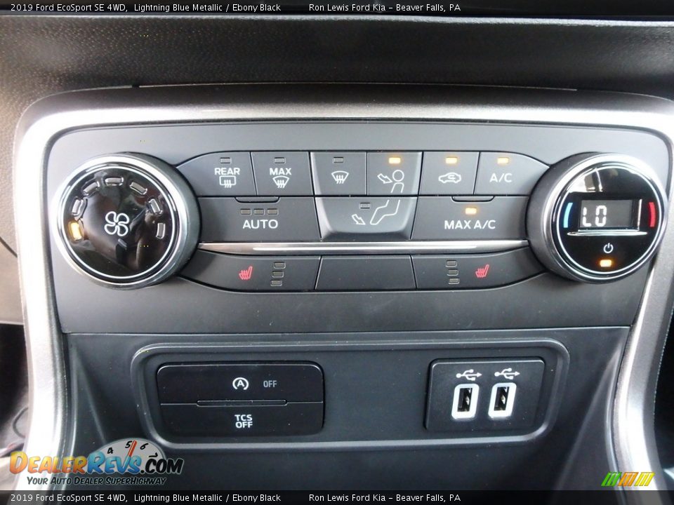 2019 Ford EcoSport SE 4WD Lightning Blue Metallic / Ebony Black Photo #18