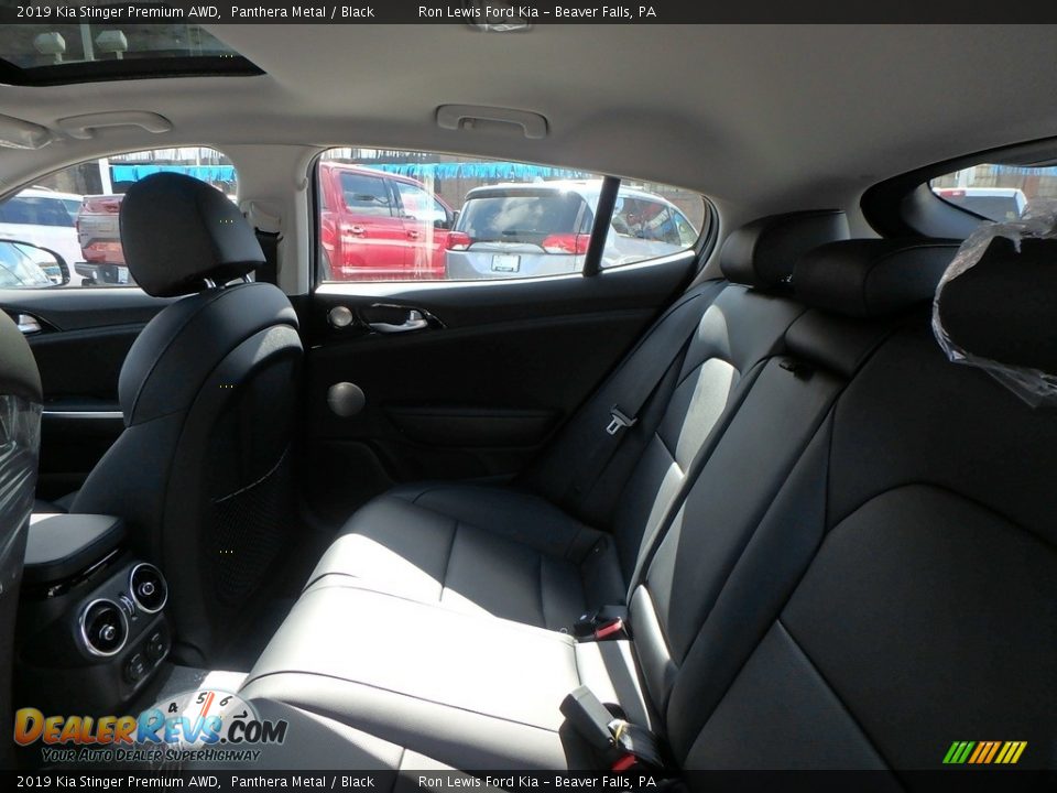 Rear Seat of 2019 Kia Stinger Premium AWD Photo #13