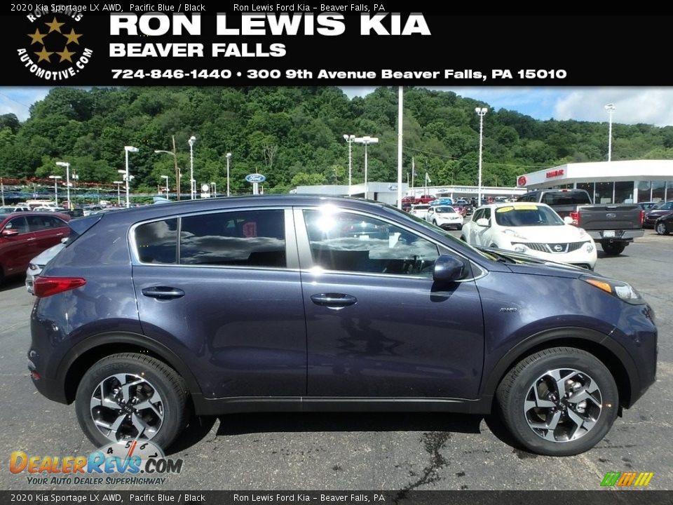 2020 Kia Sportage LX AWD Pacific Blue / Black Photo #1