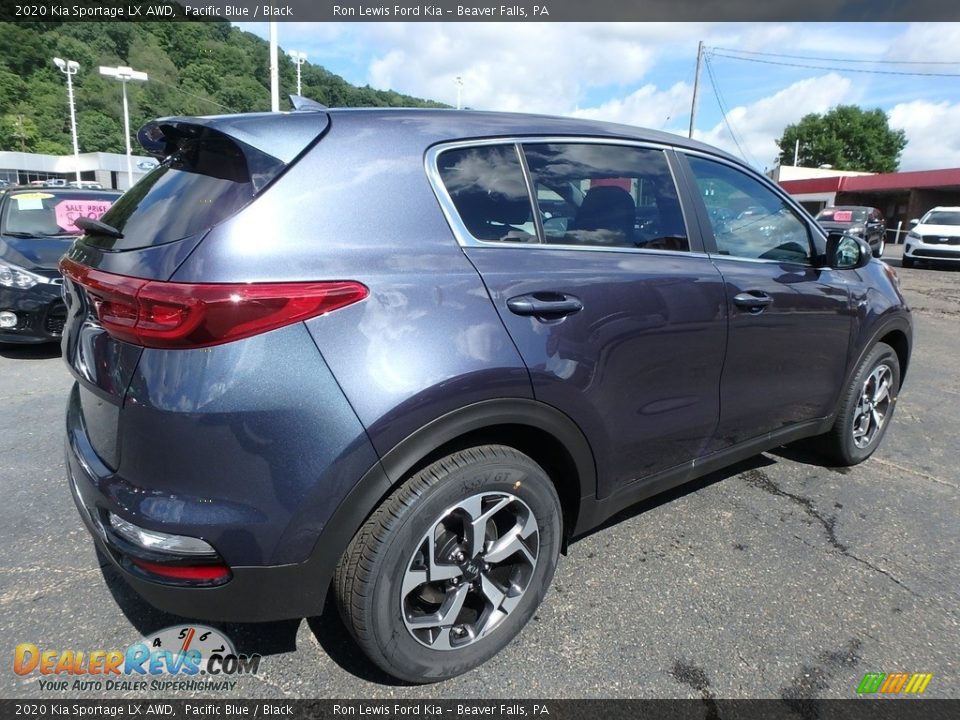 2020 Kia Sportage LX AWD Pacific Blue / Black Photo #2