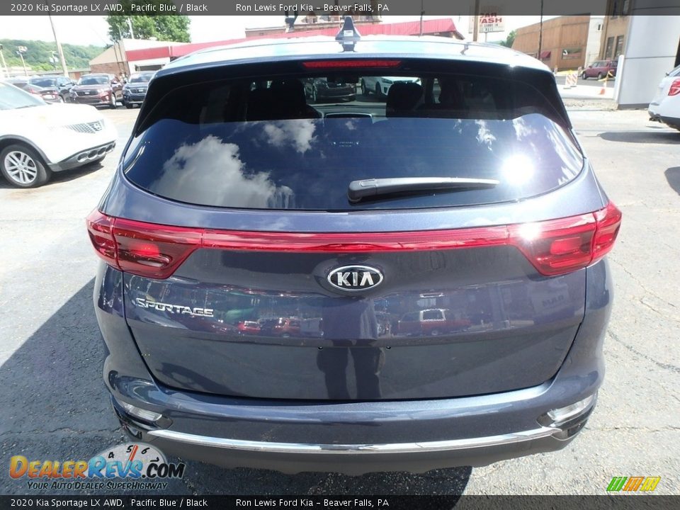 2020 Kia Sportage LX AWD Pacific Blue / Black Photo #3