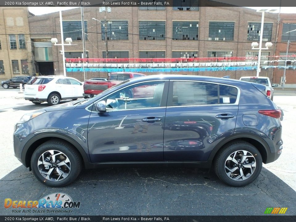 2020 Kia Sportage LX AWD Pacific Blue / Black Photo #6