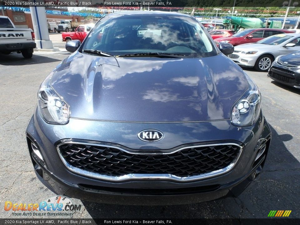 2020 Kia Sportage LX AWD Pacific Blue / Black Photo #8