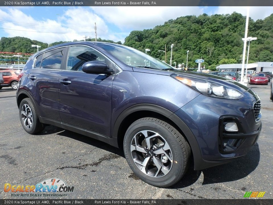 Pacific Blue 2020 Kia Sportage LX AWD Photo #9