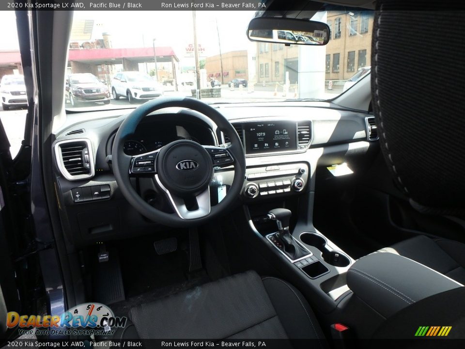 2020 Kia Sportage LX AWD Pacific Blue / Black Photo #13