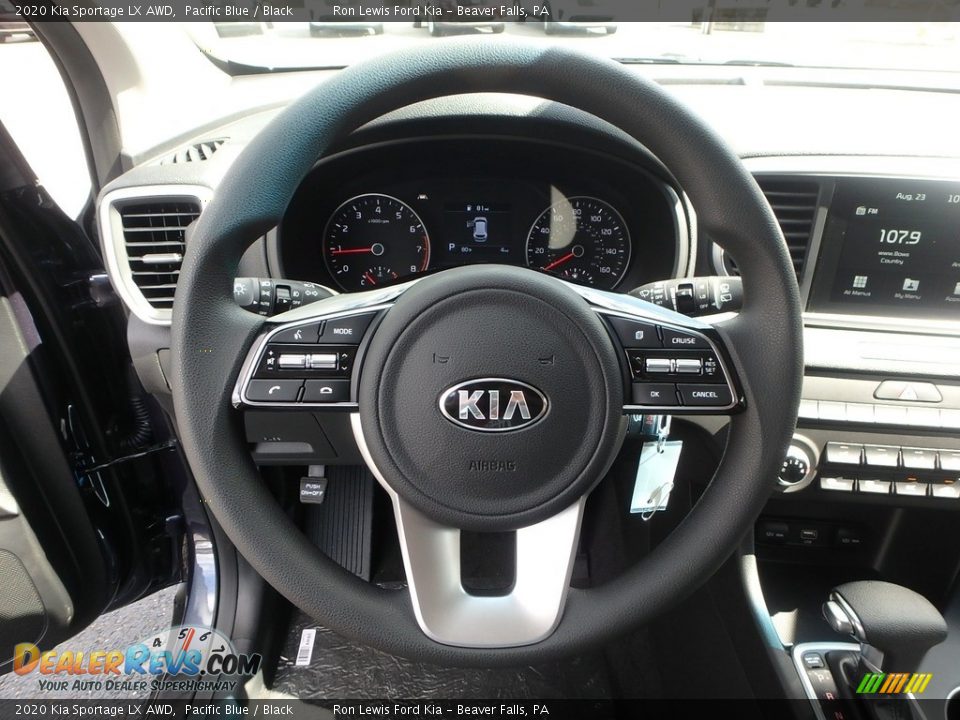 2020 Kia Sportage LX AWD Steering Wheel Photo #16