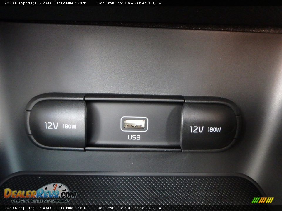 2020 Kia Sportage LX AWD Pacific Blue / Black Photo #19