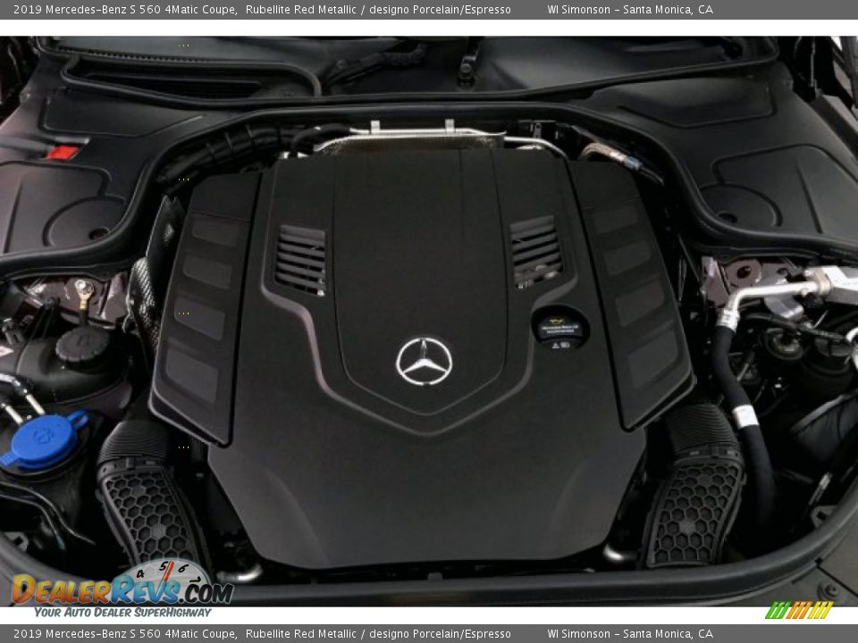 2019 Mercedes-Benz S 560 4Matic Coupe 4.0 Liter biturbo DOHC 32-Valve VVT V8 Engine Photo #8