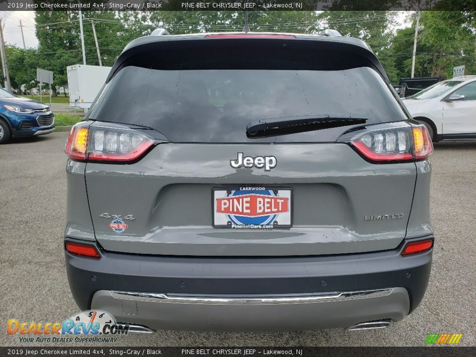 2019 Jeep Cherokee Limited 4x4 Sting-Gray / Black Photo #5