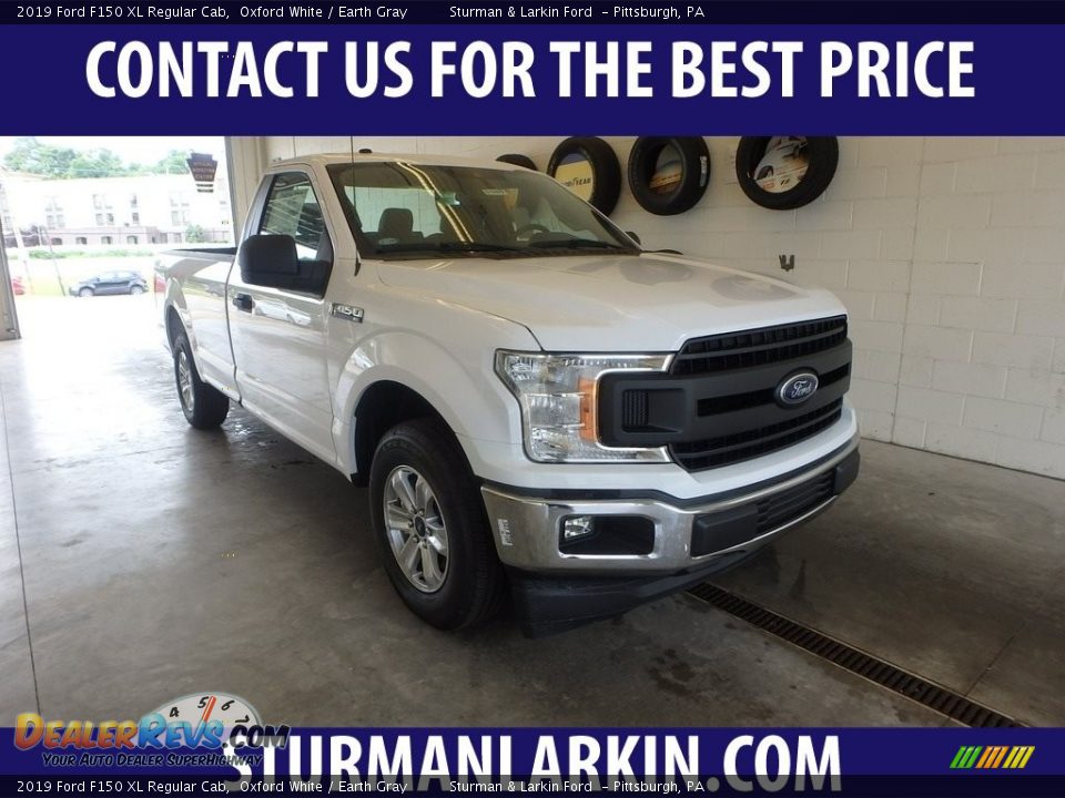 2019 Ford F150 XL Regular Cab Oxford White / Earth Gray Photo #1