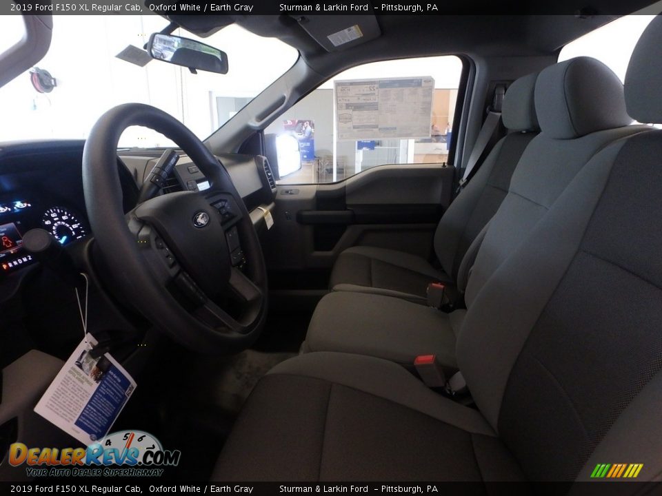 2019 Ford F150 XL Regular Cab Oxford White / Earth Gray Photo #6