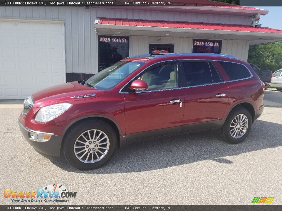2010 Buick Enclave CXL Red Jewel Tintcoat / Cashmere/Cocoa Photo #1